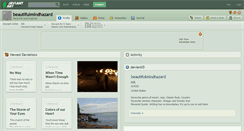 Desktop Screenshot of beautifulmindhazard.deviantart.com