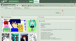 Desktop Screenshot of monokrome-clover.deviantart.com