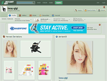 Tablet Screenshot of beau-gigi.deviantart.com