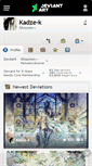 Mobile Screenshot of kadze-k.deviantart.com