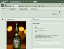 Tablet Screenshot of glos.deviantart.com