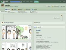 Tablet Screenshot of komiks.deviantart.com
