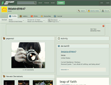 Tablet Screenshot of littlebird59847.deviantart.com