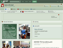 Tablet Screenshot of kuro-chi-mori.deviantart.com