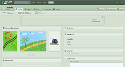 Desktop Screenshot of maidis.deviantart.com