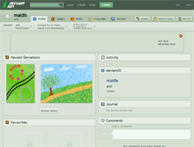 Tablet Screenshot of maidis.deviantart.com