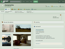 Tablet Screenshot of dvarasmerkio.deviantart.com