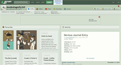 Desktop Screenshot of doodledragonfly369.deviantart.com