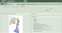 Desktop Screenshot of aoichan1.deviantart.com