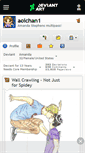 Mobile Screenshot of aoichan1.deviantart.com