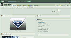 Desktop Screenshot of brokensanity.deviantart.com