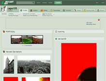 Tablet Screenshot of capa105.deviantart.com