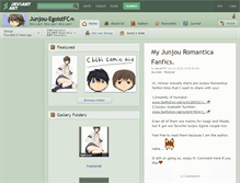 Tablet Screenshot of junjou-egoistfc.deviantart.com