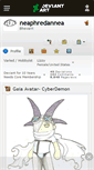 Mobile Screenshot of neaphredannea.deviantart.com