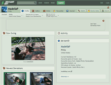 Tablet Screenshot of madellap.deviantart.com