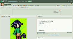 Desktop Screenshot of demon-moon.deviantart.com