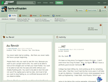 Tablet Screenshot of faerie-elfmaiden.deviantart.com