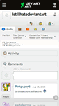 Mobile Screenshot of istillhatedeviantart.deviantart.com