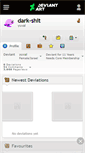 Mobile Screenshot of dark-shit.deviantart.com