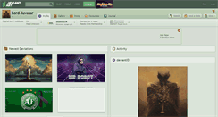 Desktop Screenshot of lord-iluvatar.deviantart.com