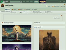 Tablet Screenshot of lord-iluvatar.deviantart.com