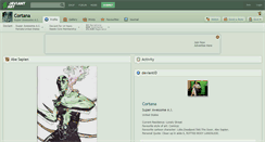 Desktop Screenshot of cortana.deviantart.com