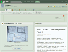 Tablet Screenshot of flurry1111.deviantart.com