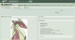 Desktop Screenshot of dragon-loved.deviantart.com