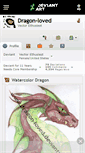 Mobile Screenshot of dragon-loved.deviantart.com