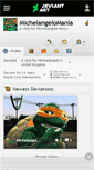 Mobile Screenshot of michelangelomania.deviantart.com