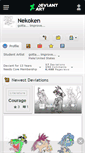 Mobile Screenshot of nekoken.deviantart.com