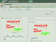Tablet Screenshot of julizkuukkeli.deviantart.com