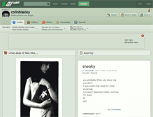 Tablet Screenshot of colinblakley.deviantart.com