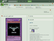 Tablet Screenshot of jet724.deviantart.com