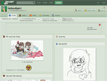 Tablet Screenshot of hollowrain1.deviantart.com