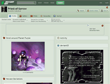 Tablet Screenshot of priest-of-sorrow.deviantart.com