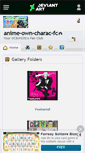 Mobile Screenshot of anime-own-charac-fc.deviantart.com