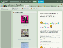 Tablet Screenshot of anime-own-charac-fc.deviantart.com