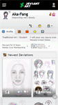 Mobile Screenshot of aka-fang.deviantart.com