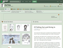 Tablet Screenshot of aka-fang.deviantart.com