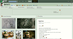 Desktop Screenshot of egenius-fr.deviantart.com