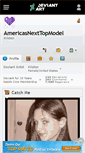 Mobile Screenshot of americasnexttopmodel.deviantart.com