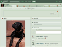 Tablet Screenshot of huetink.deviantart.com