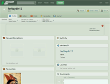 Tablet Screenshot of feritaydin12.deviantart.com