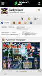 Mobile Screenshot of darkcream.deviantart.com