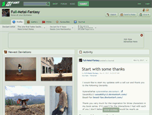 Tablet Screenshot of full-metal-fantasy.deviantart.com