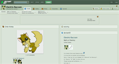 Desktop Screenshot of electric-raccoon.deviantart.com