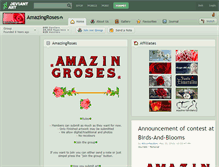 Tablet Screenshot of amazingroses.deviantart.com