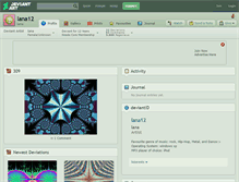 Tablet Screenshot of lana12.deviantart.com