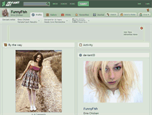 Tablet Screenshot of funnyfish.deviantart.com